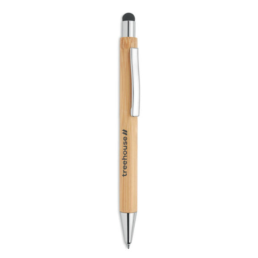 Bamboo Stylus / Pen - 2 in 1 - Engraved
