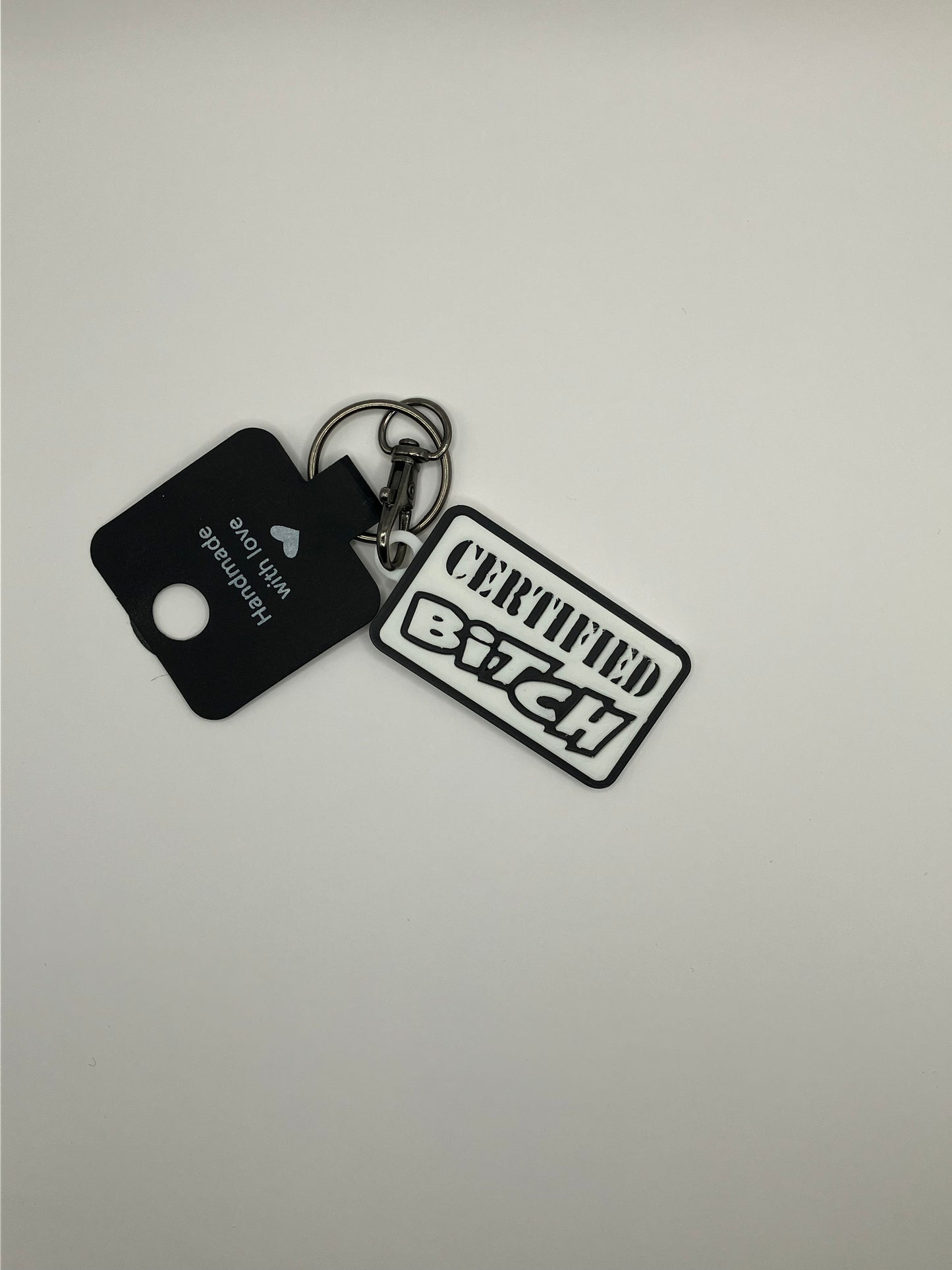 Certified Bitch Keyring - Dual Colour - Innov8Print3D