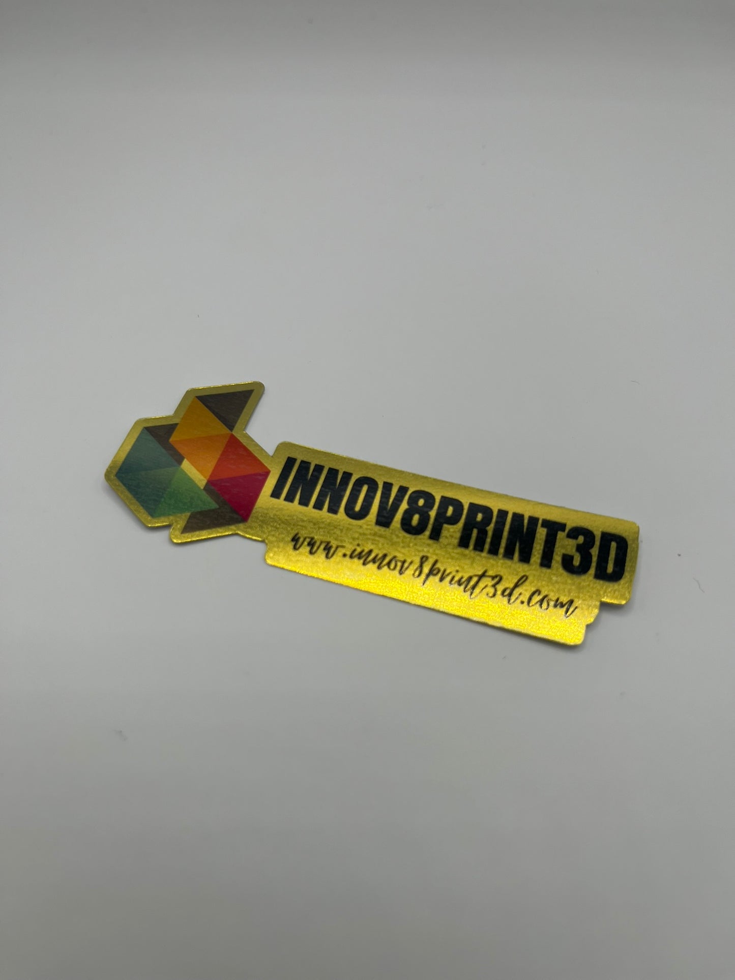 Metallic Custom Vinyl Stickers