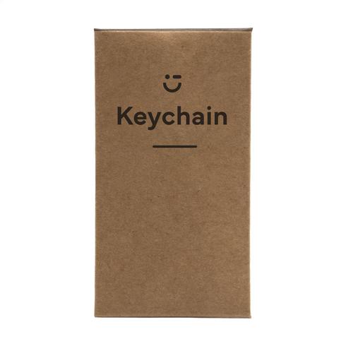 Premium Leather & Metal Engraved Keyring