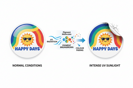 Why Can UV-Laminated Stickers Still Fade Outside?