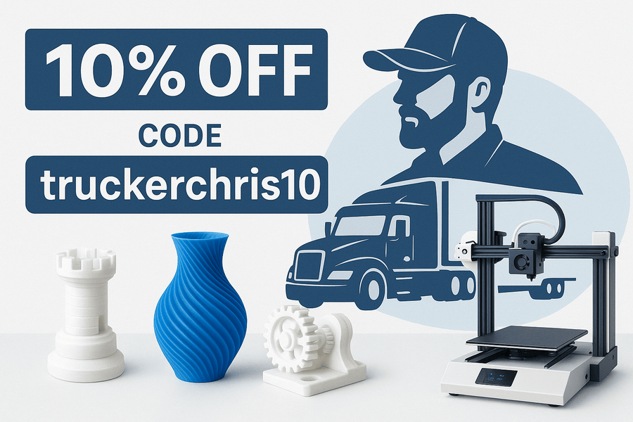 Innov8Print3D Partners with Trucker Chris!