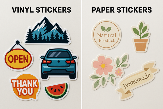 Vinyl Stickers vs Paper Stickers | Which Is Better? – StickEtch UK