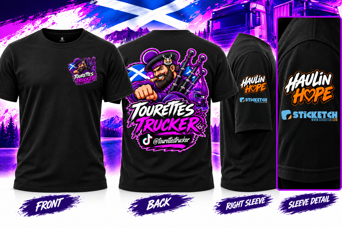 Tourettes Trucker T-Shirt