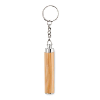 Bamboo LED Keyring Torch – Eco-Friendly & Personalised