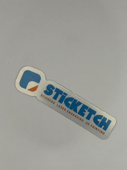 Metallic Custom Vinyl Stickers