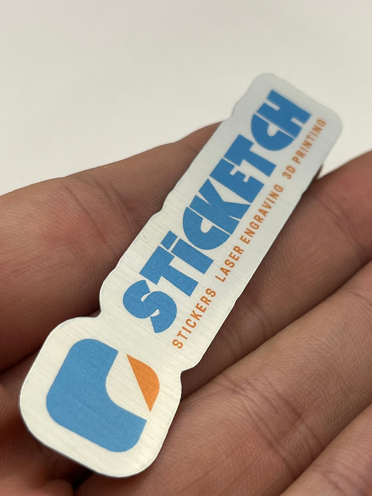 Metallic Custom Vinyl Stickers