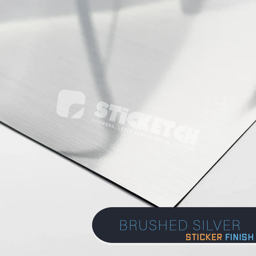 Metallic Custom Vinyl Stickers