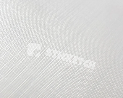 Textured gray surface with 'Cross Hatch Sticker Finish' label