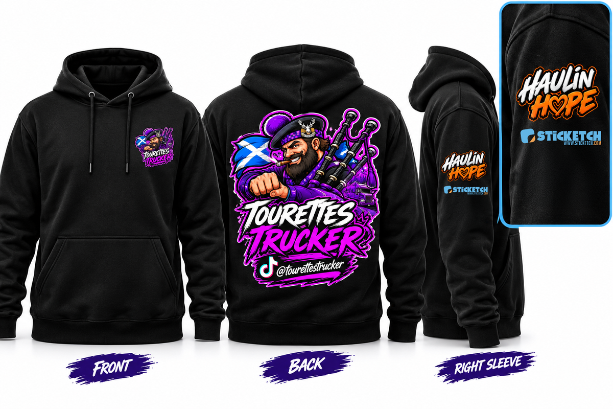 Tourettes Trucker Hoodie