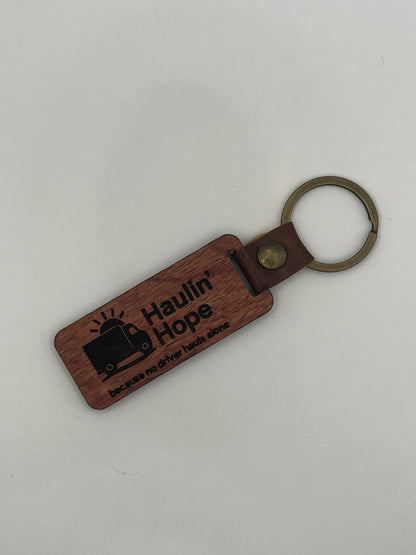 Hauling Hope Laser Engraved Keychain