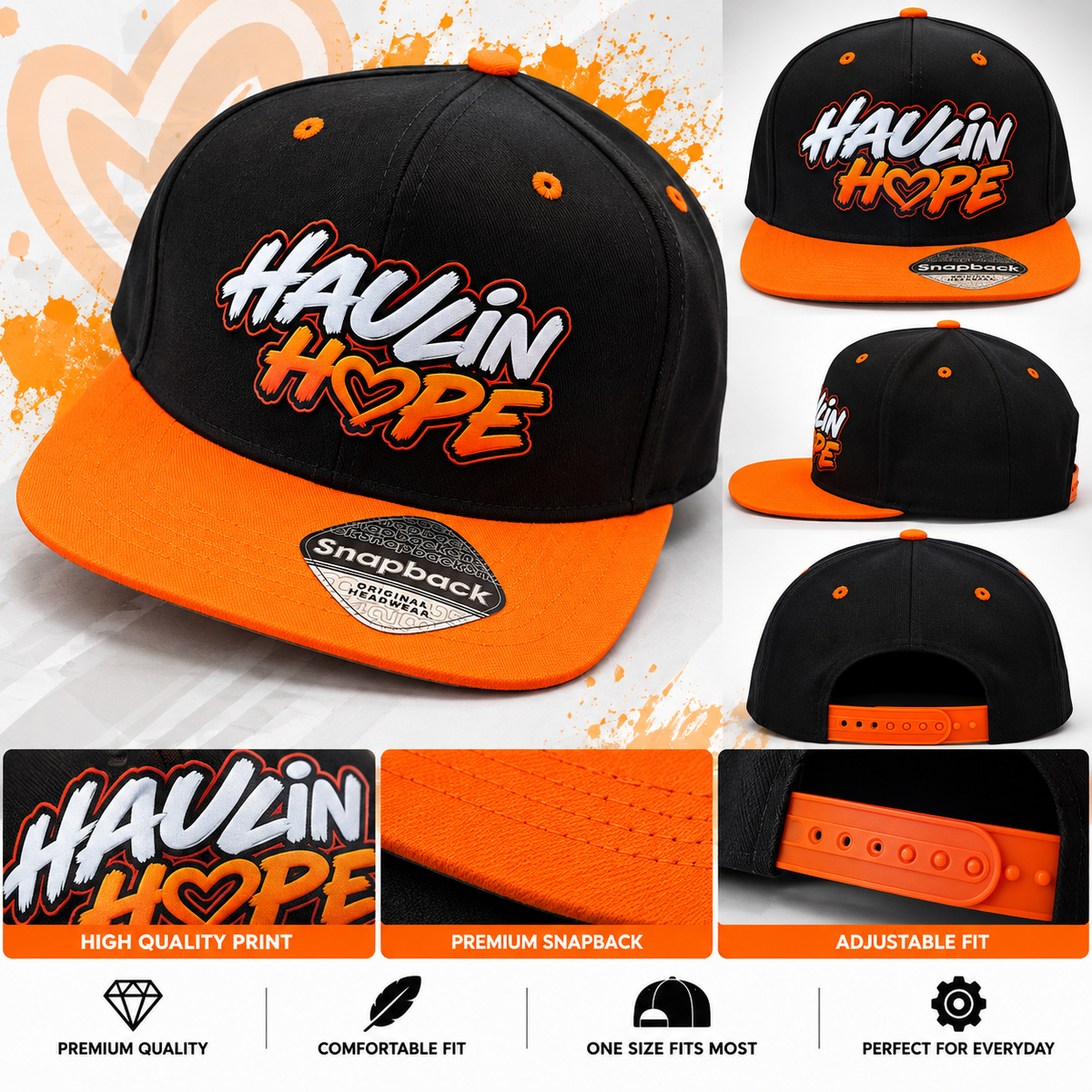 Haulin Hope Snapback