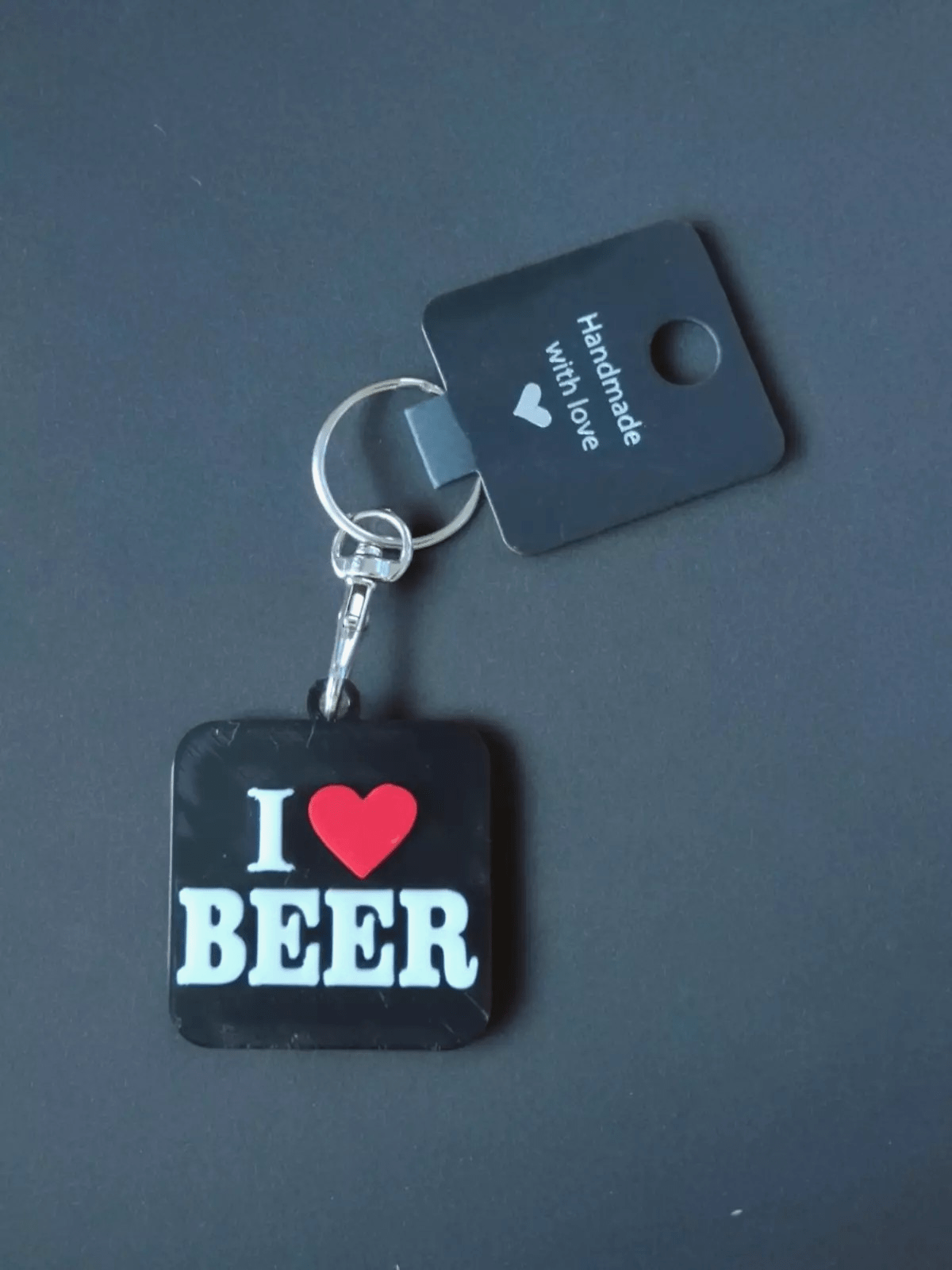 I Love Beer Keychain - Keyring - Innov8Print3D