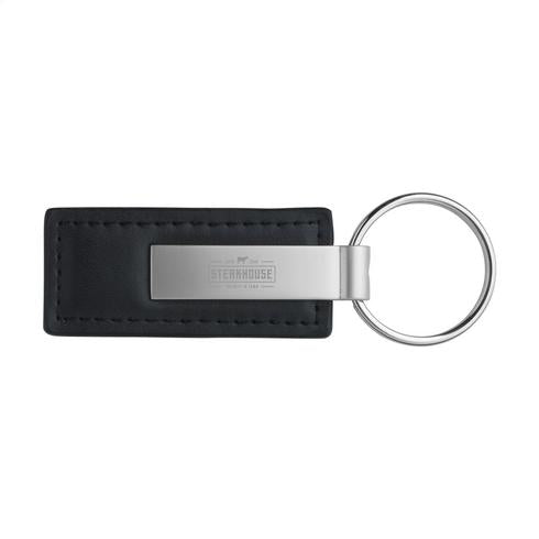 Premium Leather & Metal Engraved Keyring