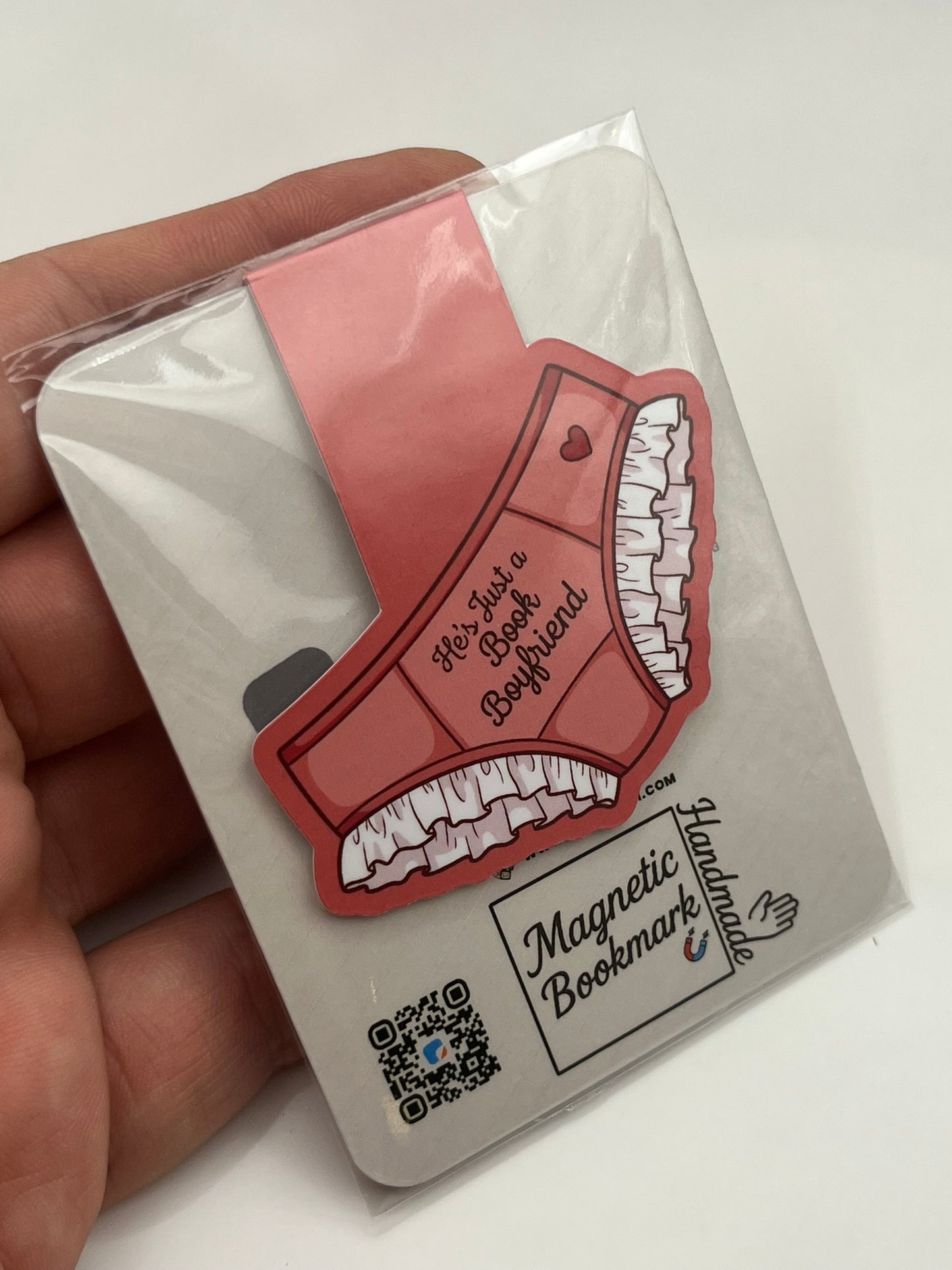“He’s Just a Book Boyfriend” Magnetic Bookmark – Cute & Spicy Panty Design
