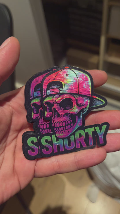 Metallic Custom Vinyl Stickers