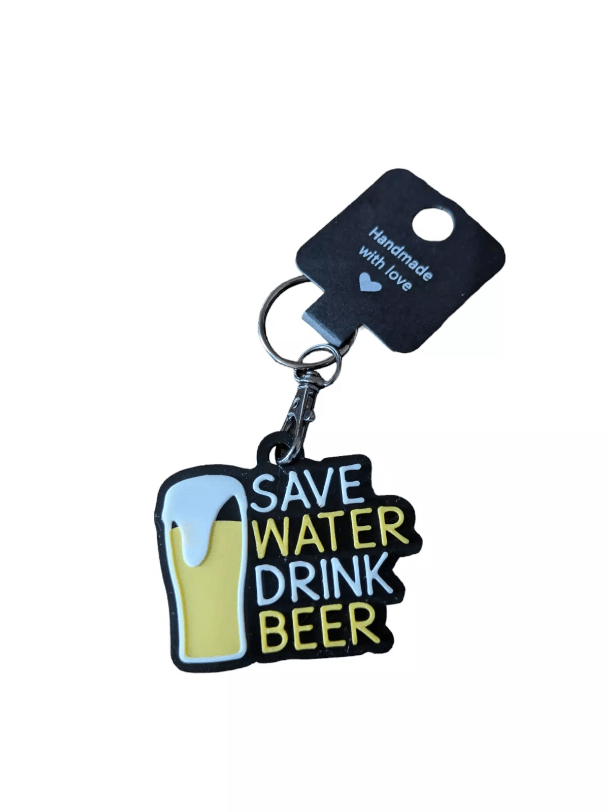 Save Water Drink Beer Keyring - Innov8Print3D