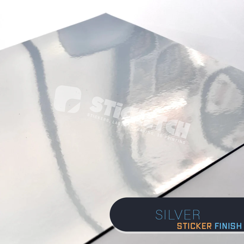 Metallic Custom Vinyl Stickers